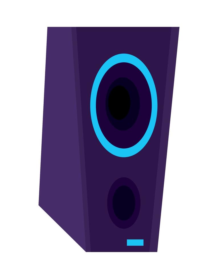 tecnología de sonido del altavoz vector