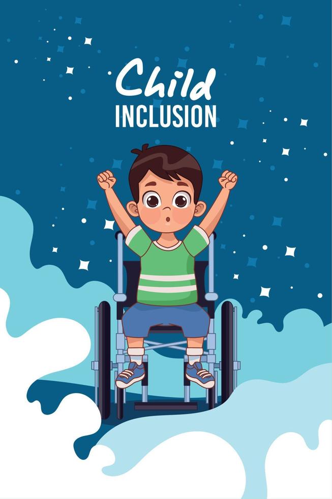 disabled girl design vector