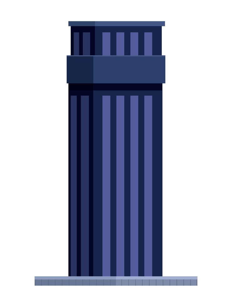building purple pop art vector
