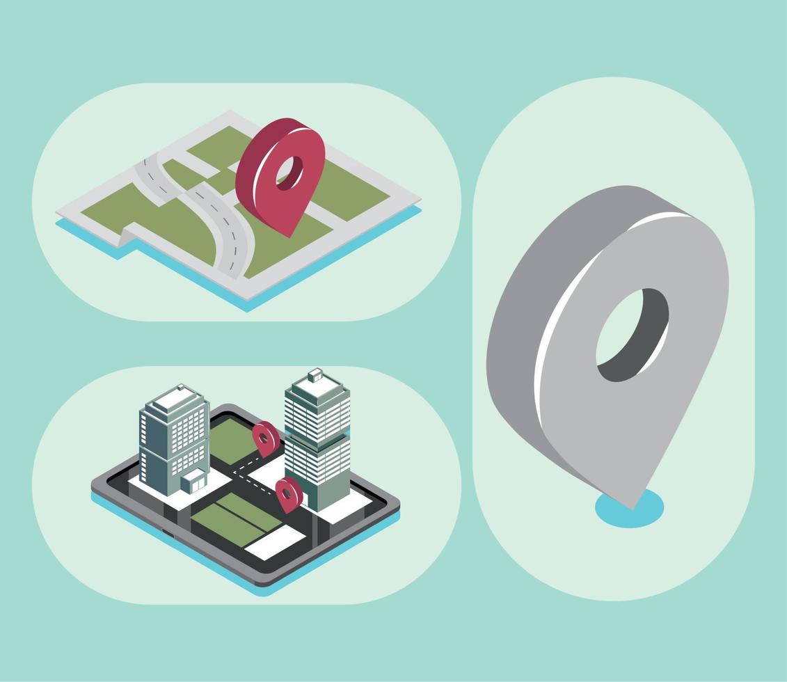 icons you are here location vector