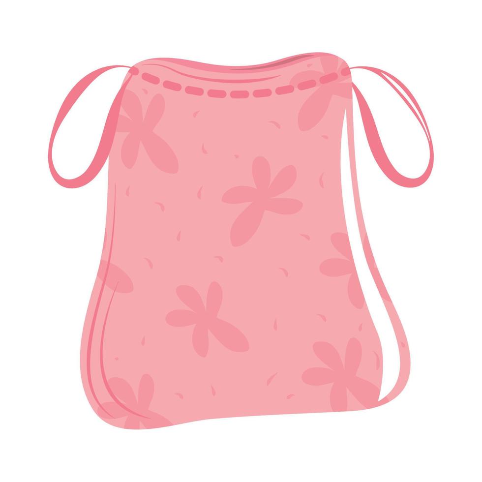 bolsa femenina menstrual vector