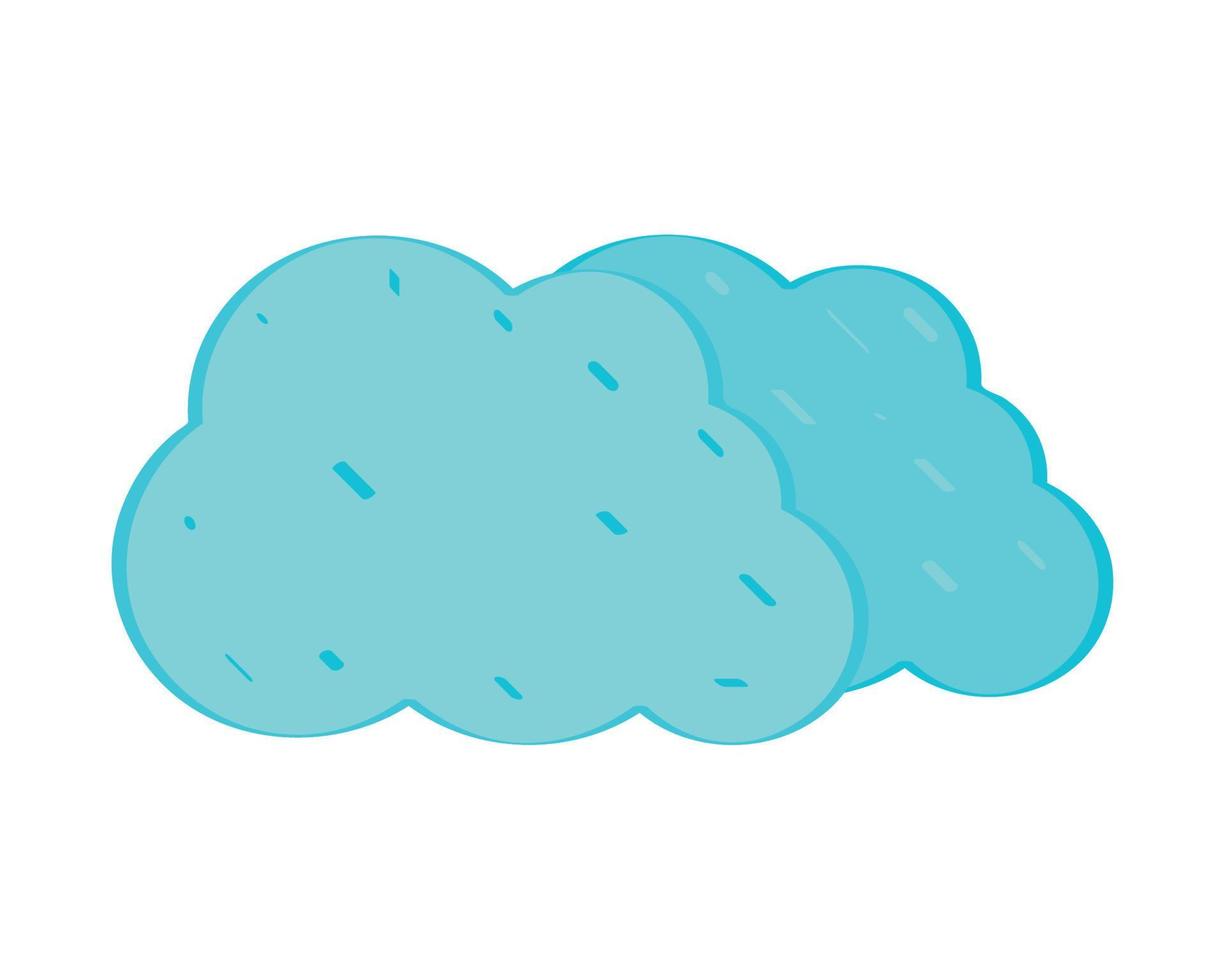 icono de cielo de nubes vector