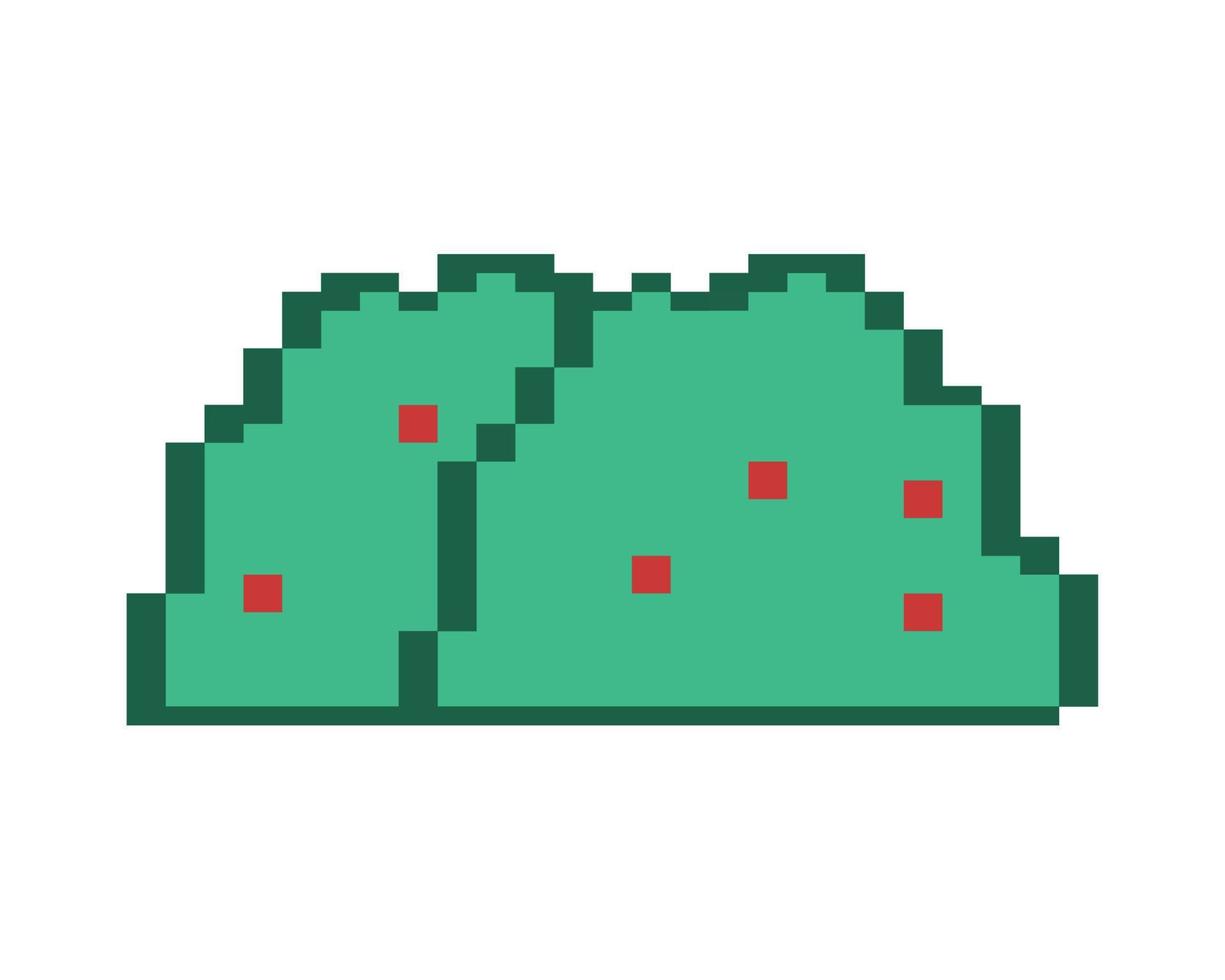 bushes nature pixel vector