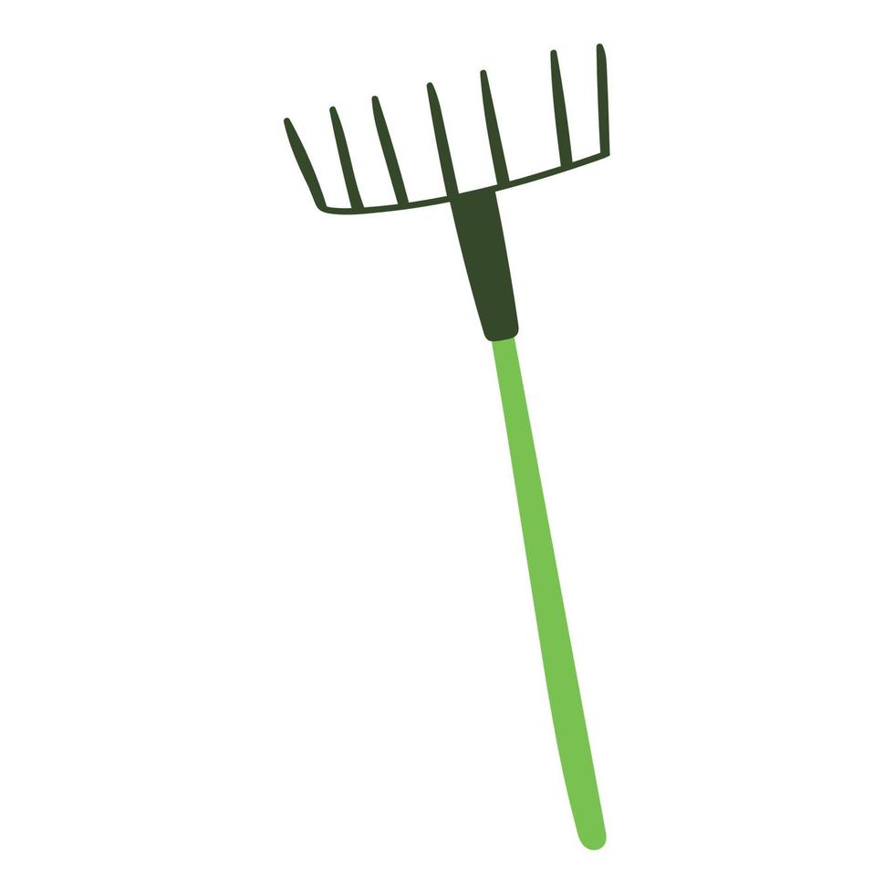 gardening pitchfork tool vector