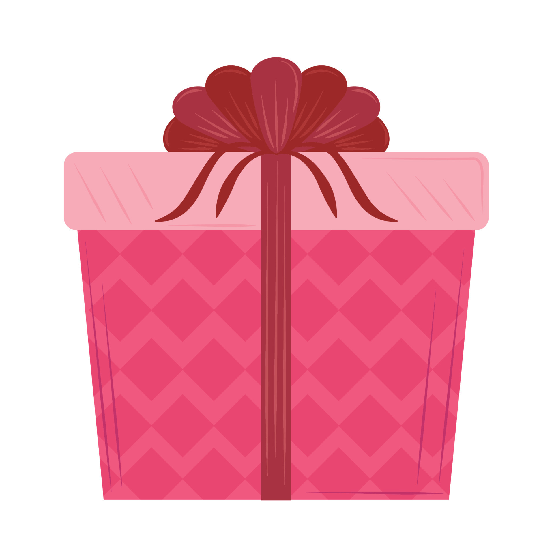 pink gift box 10458797 Vector Art at Vecteezy