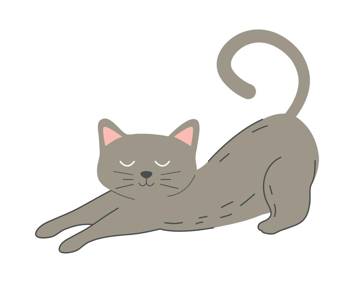 cat flat icon vector