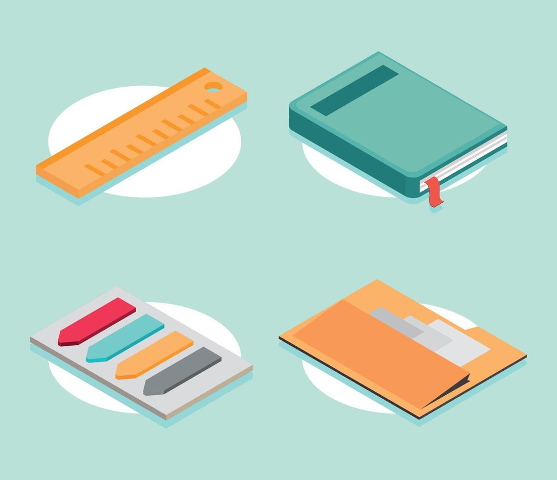 icons stationery supplies 10458958 Vector Art at Vecteezy