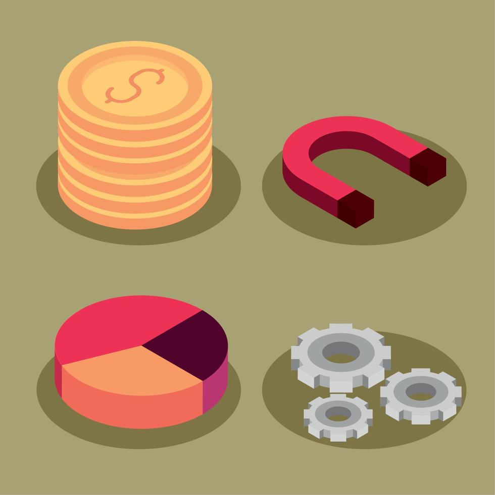 set of isometric investment vector