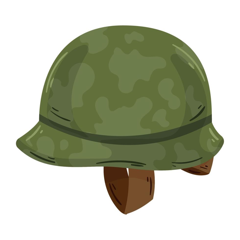 casco de soldado militar vector