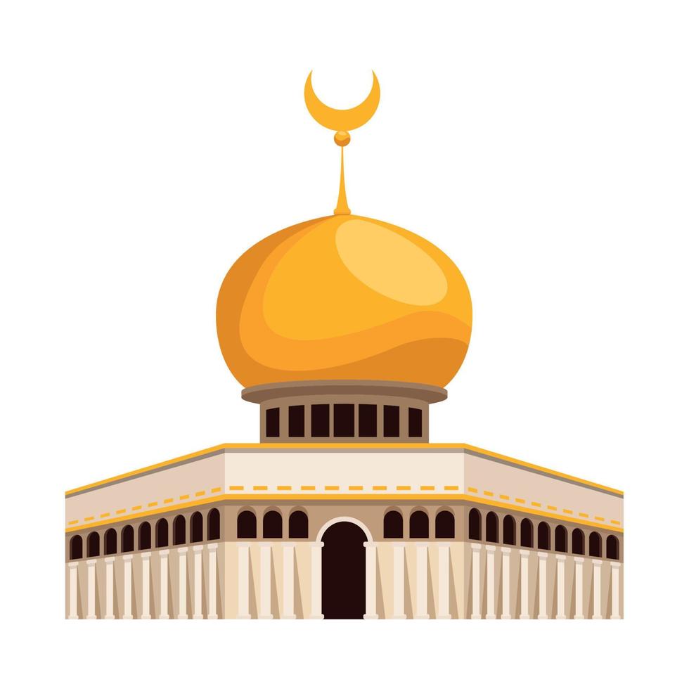 muslim mosque temple vector