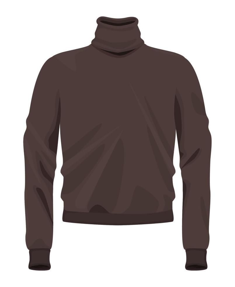 brown coat cotton vector