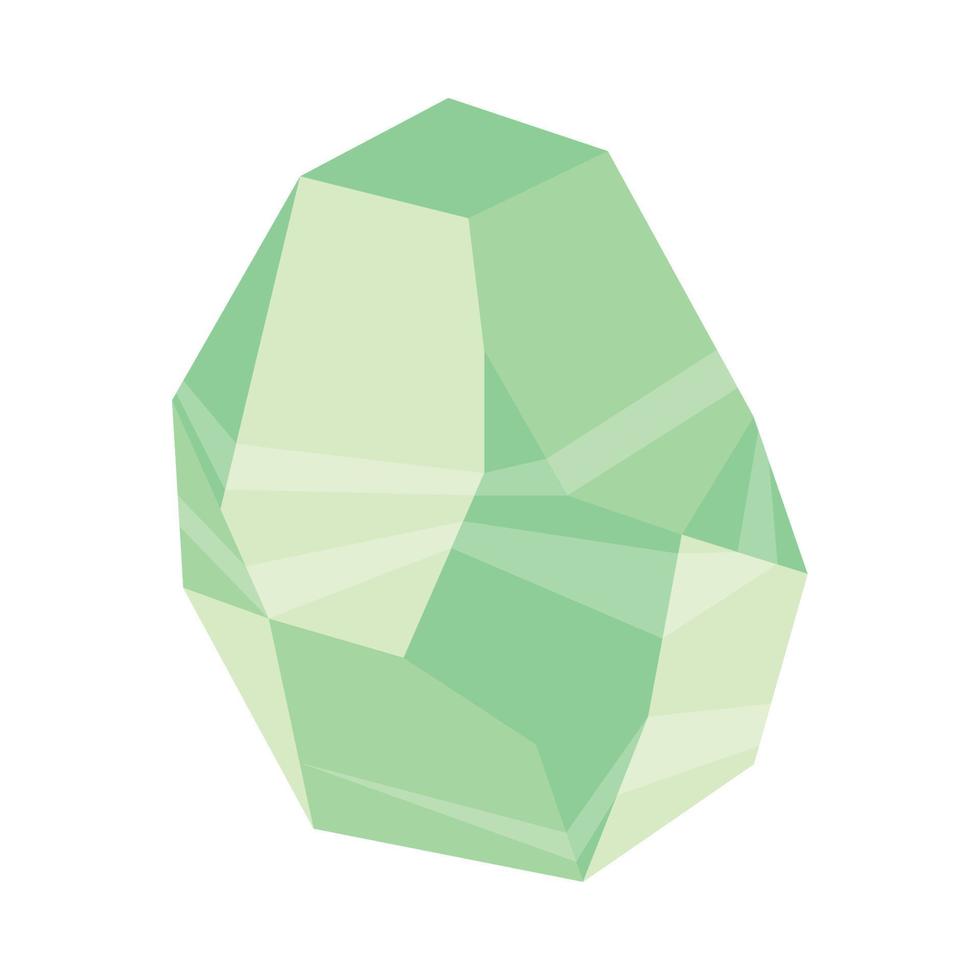 healing crystal for therapy vector