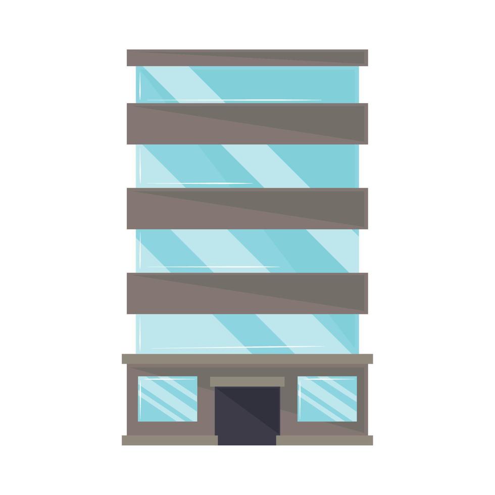 building tower exterior vector