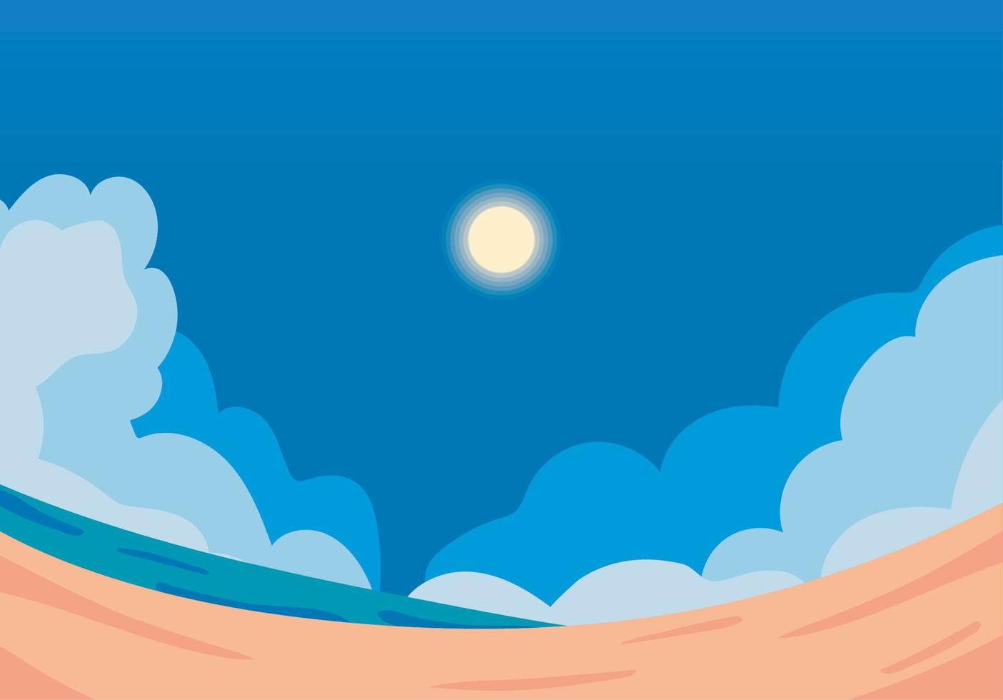 summer beach sea vector