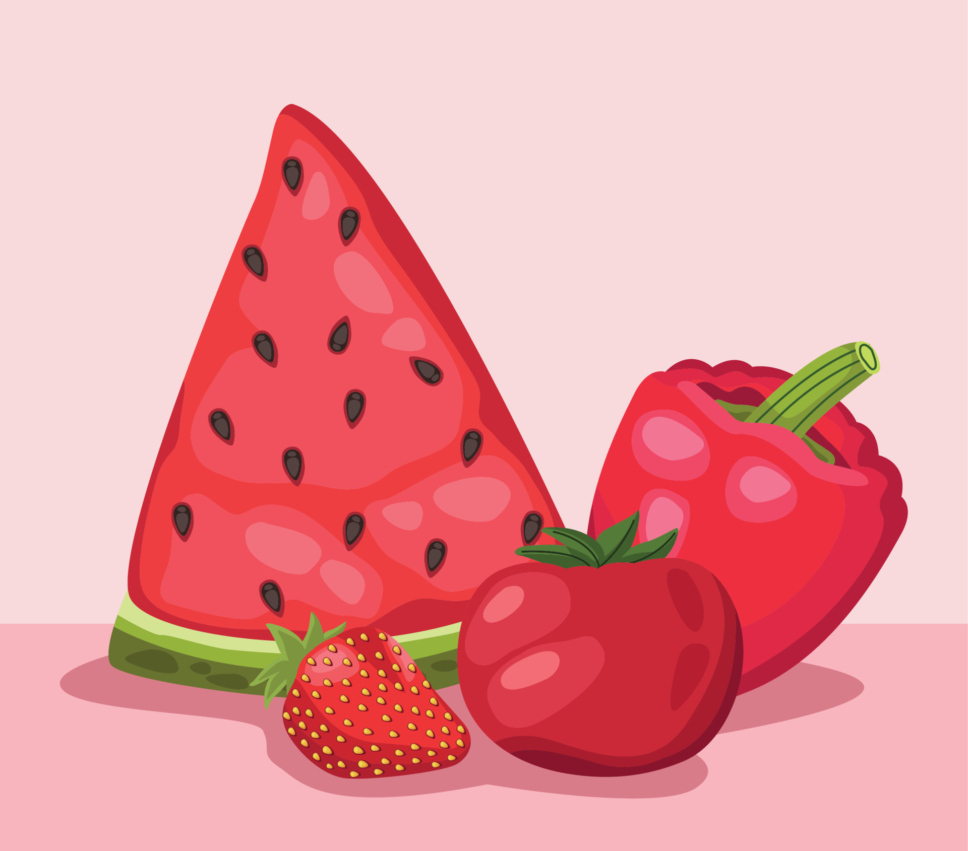 Red Fruits And Vegetables 10459462 Vector Art At Vecteezy red-fruits-and-vegetables-10459462-vector-art-at-vecteezy