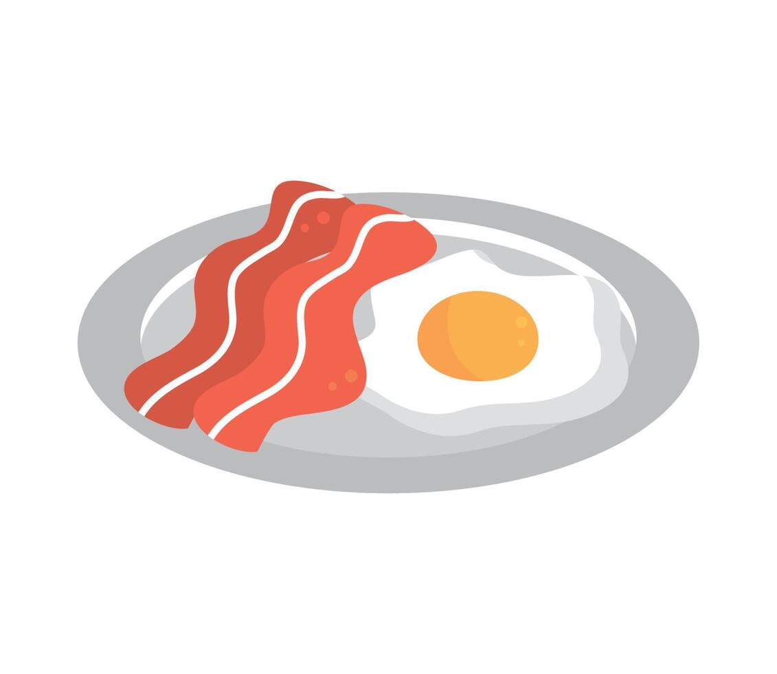 egg and bacon 10459796 Vector Art at Vecteezy