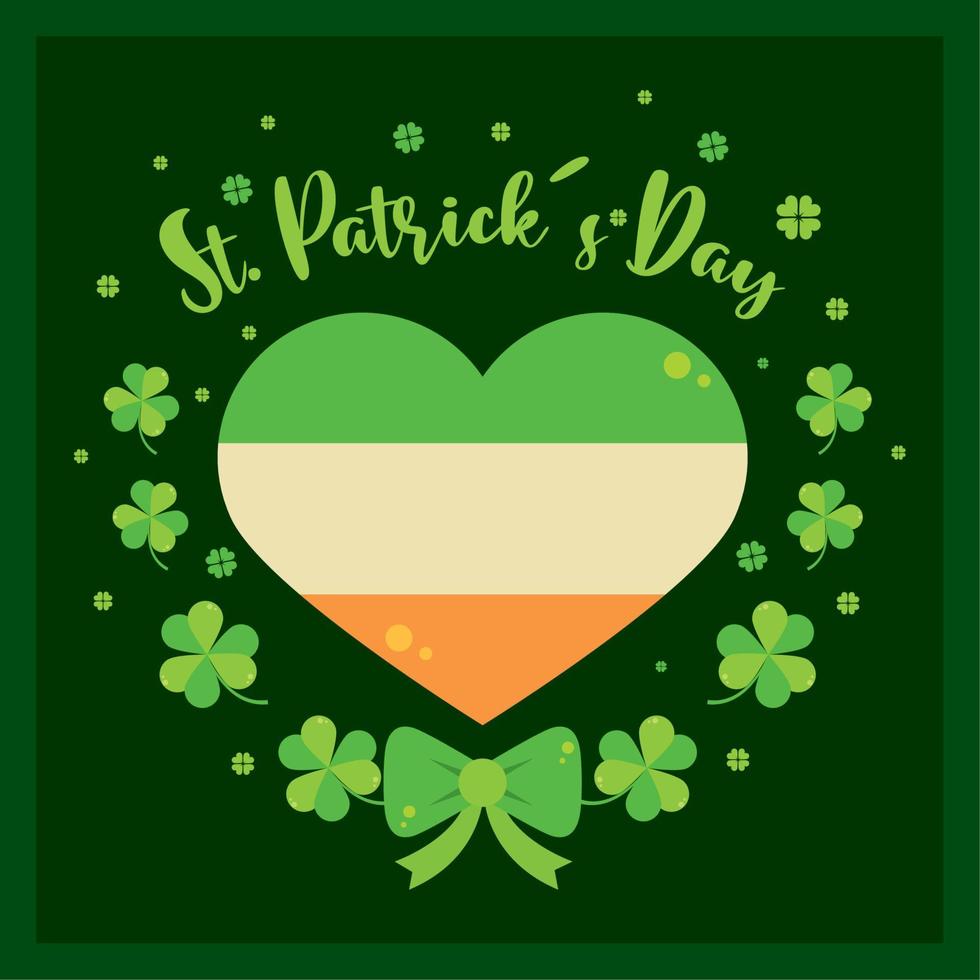 st patricks day poster vector