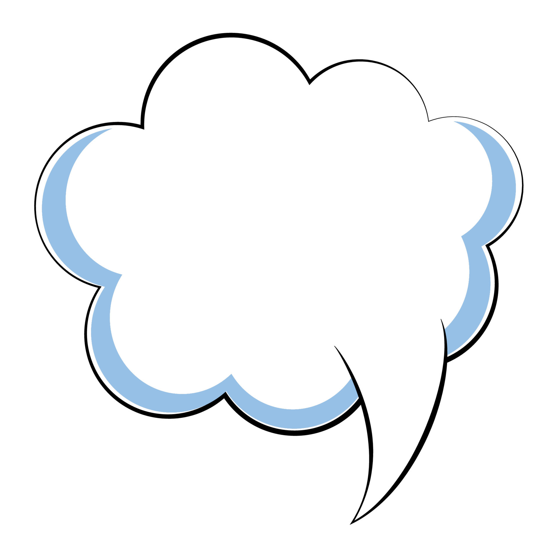 smoke speech bubble 10460093 Vector Art at Vecteezy