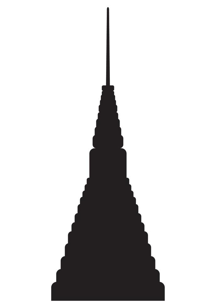 loy krathong palace tower vector