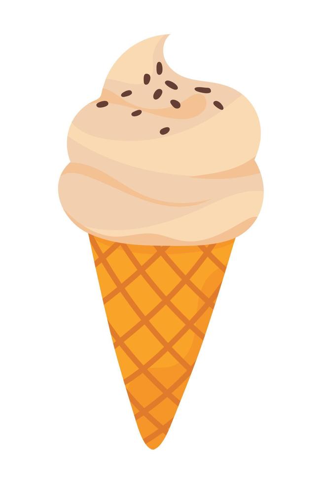 ice cream cone vector