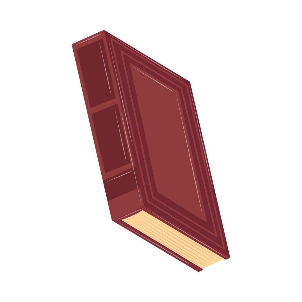 book hardcover style vector