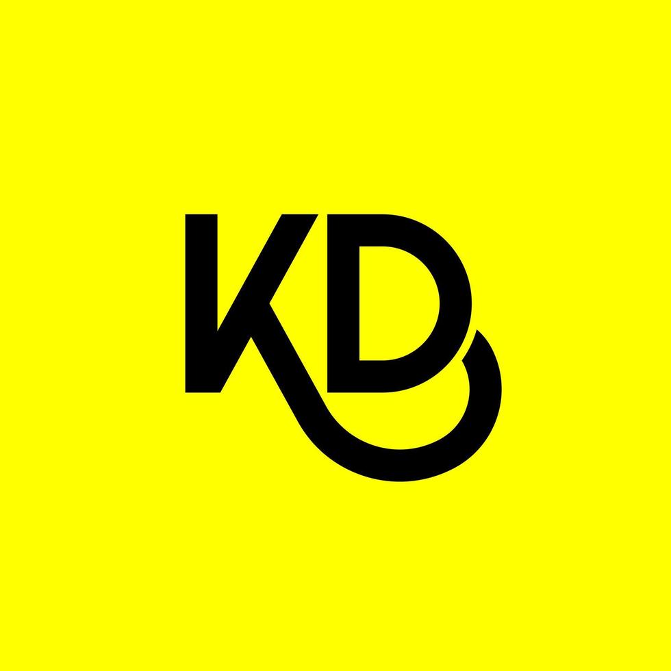 KD letter logo design on black background. KD creative initials letter logo concept. kd letter design. KD white letter design on black background. K D, k d logo vector