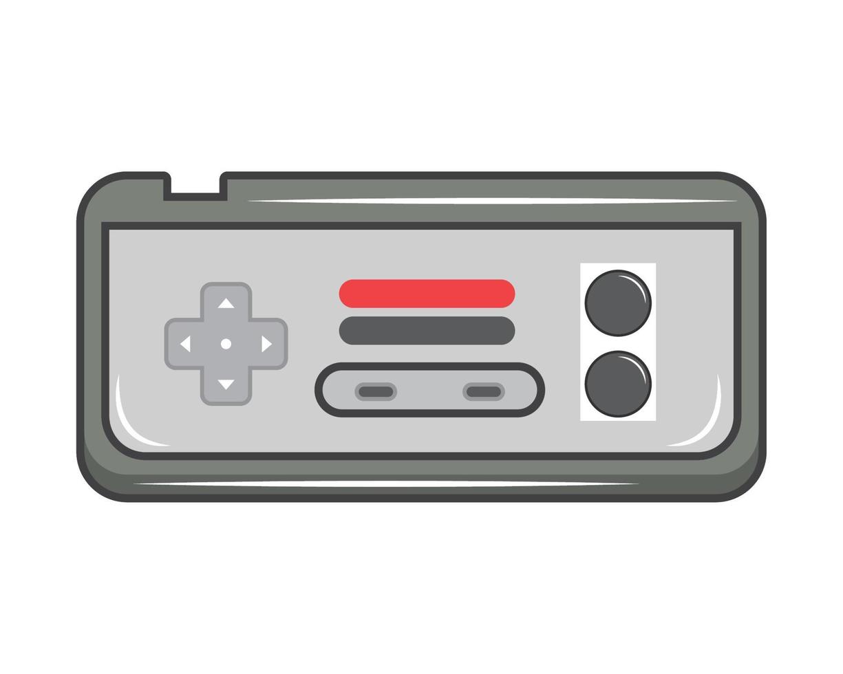 videojuego de control retro vector