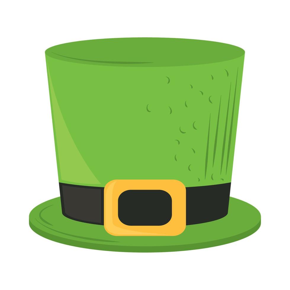 green top hat vector
