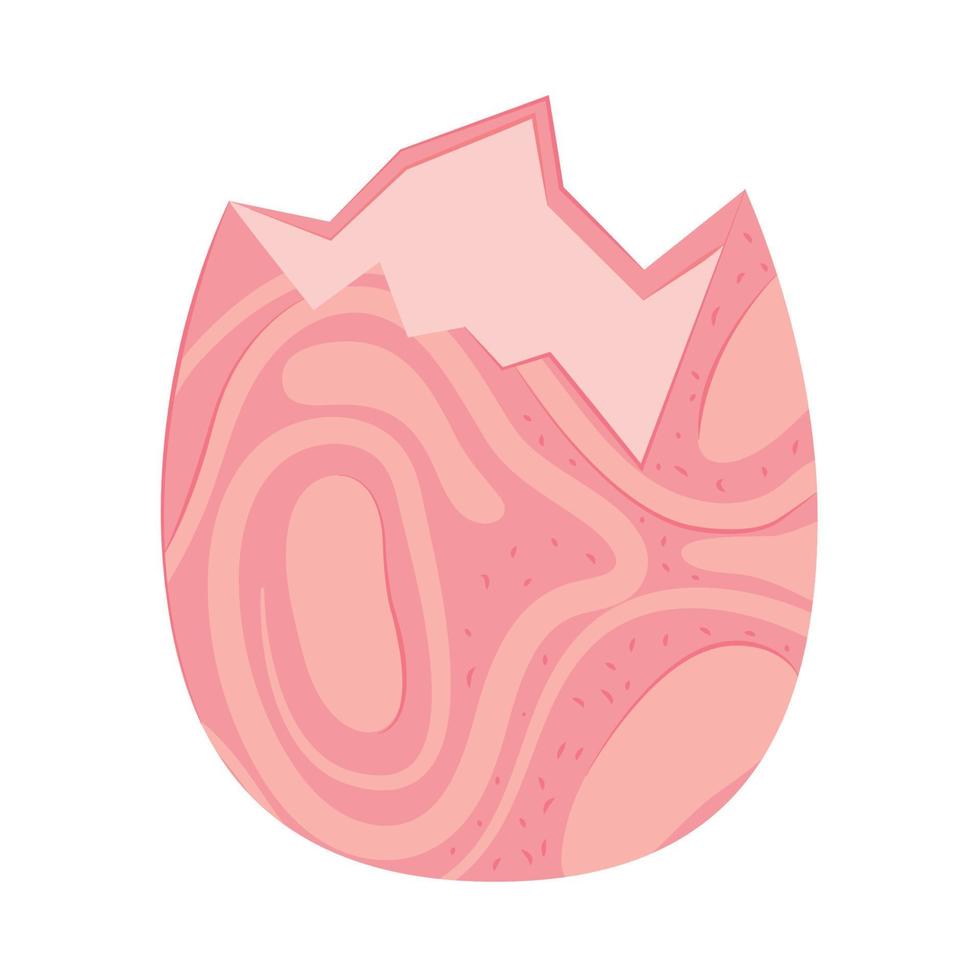 easter eggshell icon vector