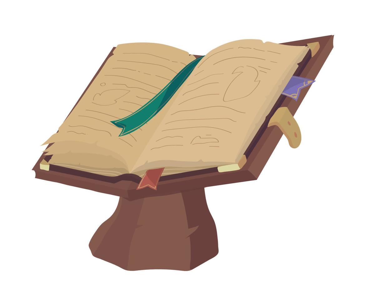 ancient alchemist book vector