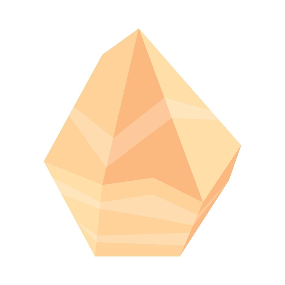 healing crystal bohemian vector