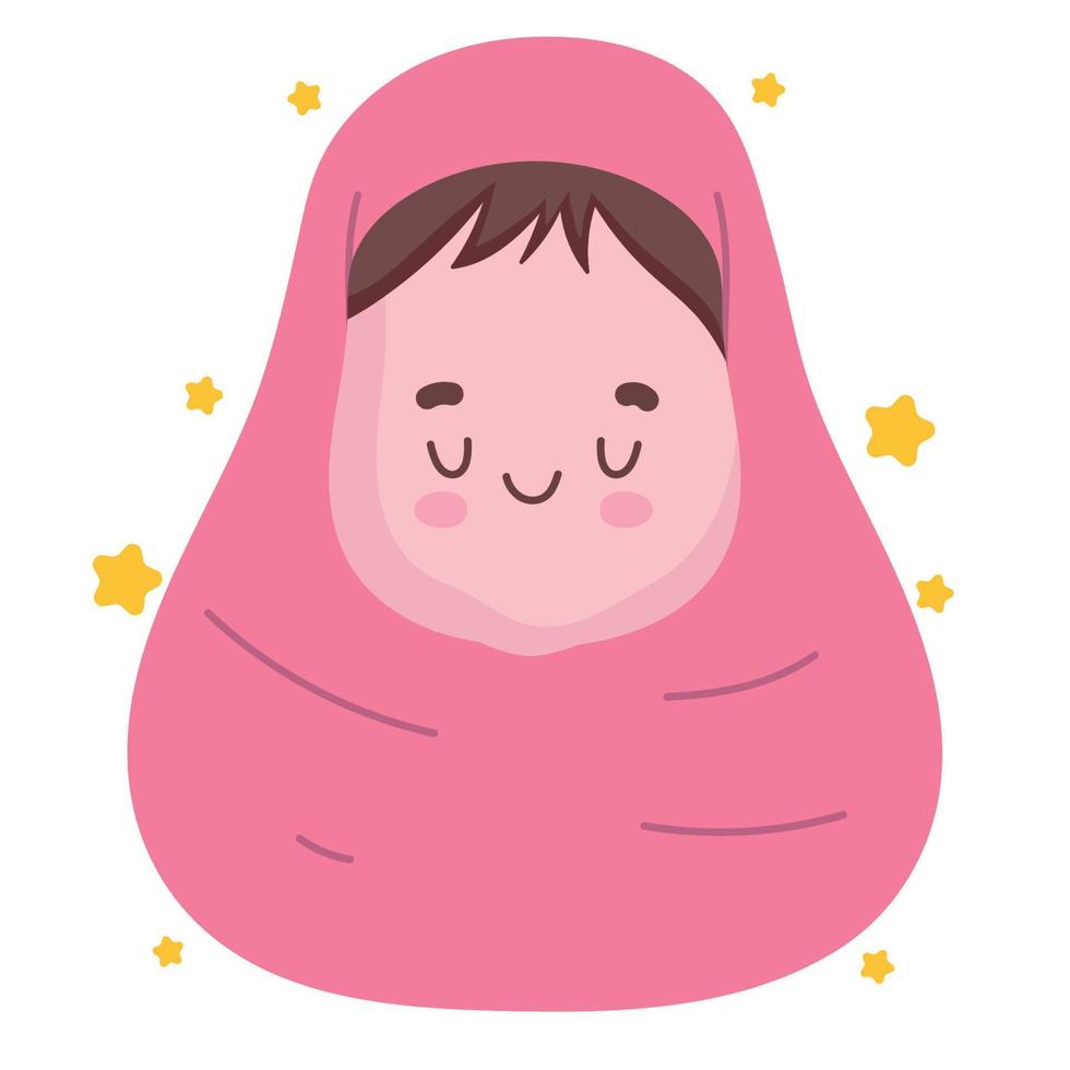 muslim woman with hijab vector