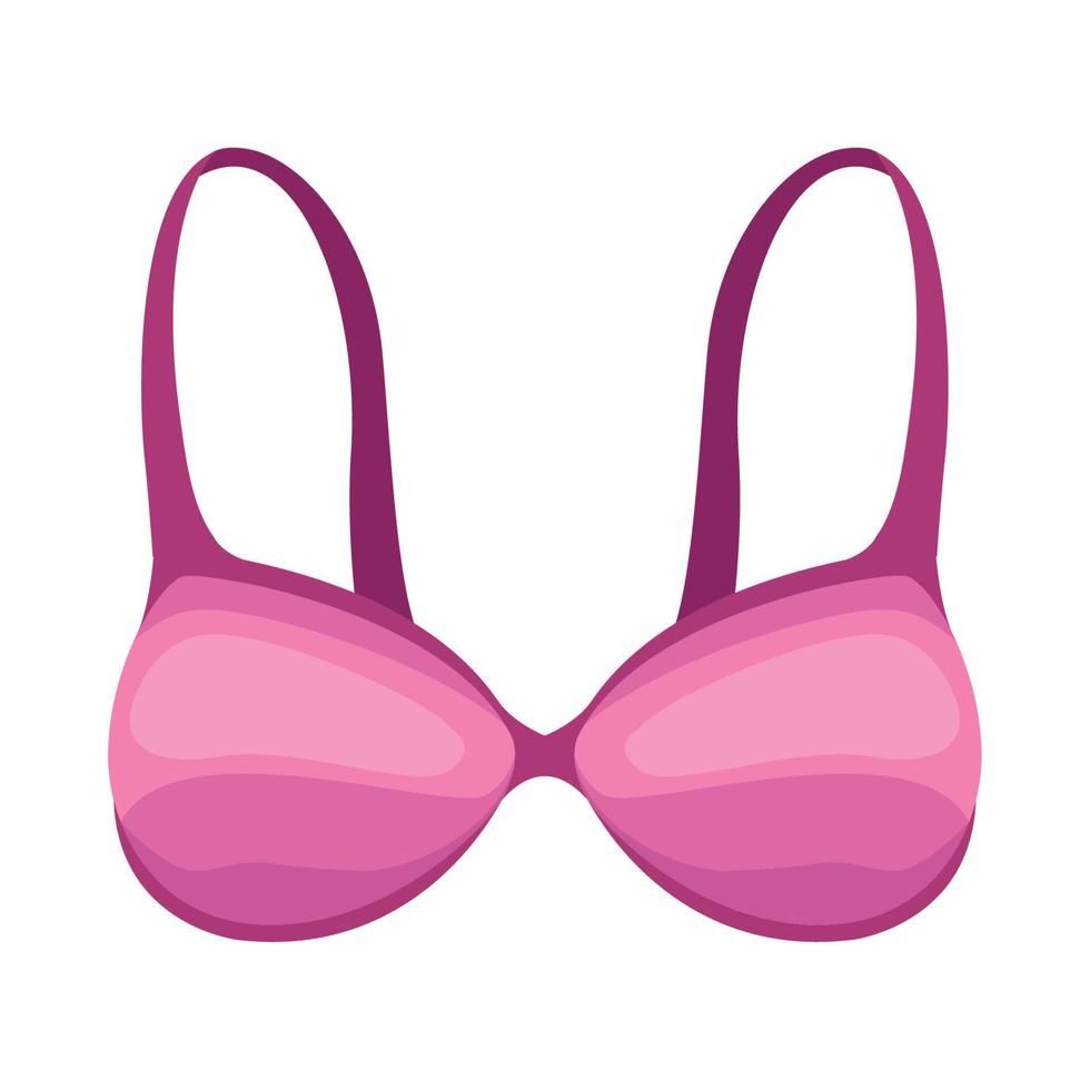 breast cancer awareness month, female chest pink bra and heart