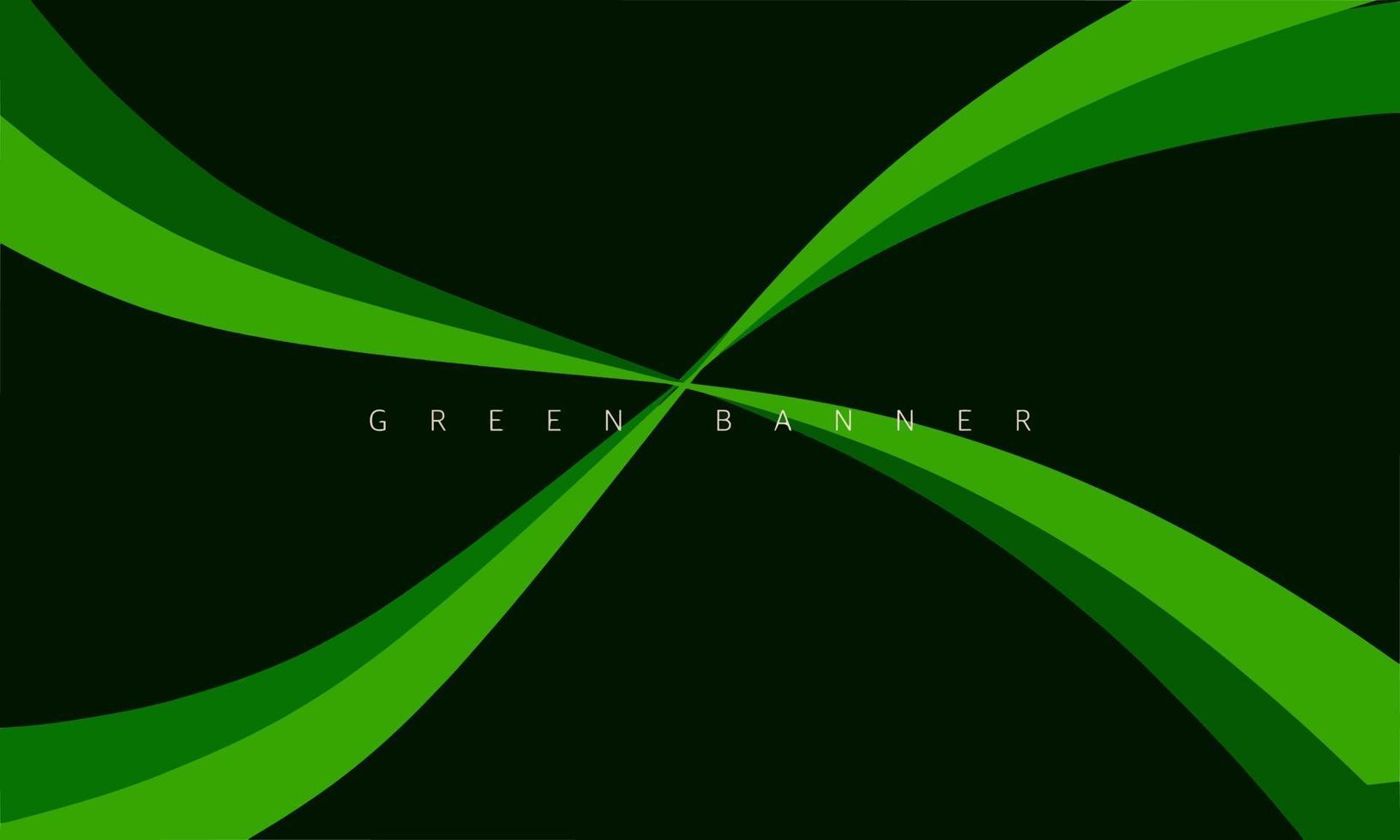 Minimal geometric green background. Dynamic shape composition. Vector illustration