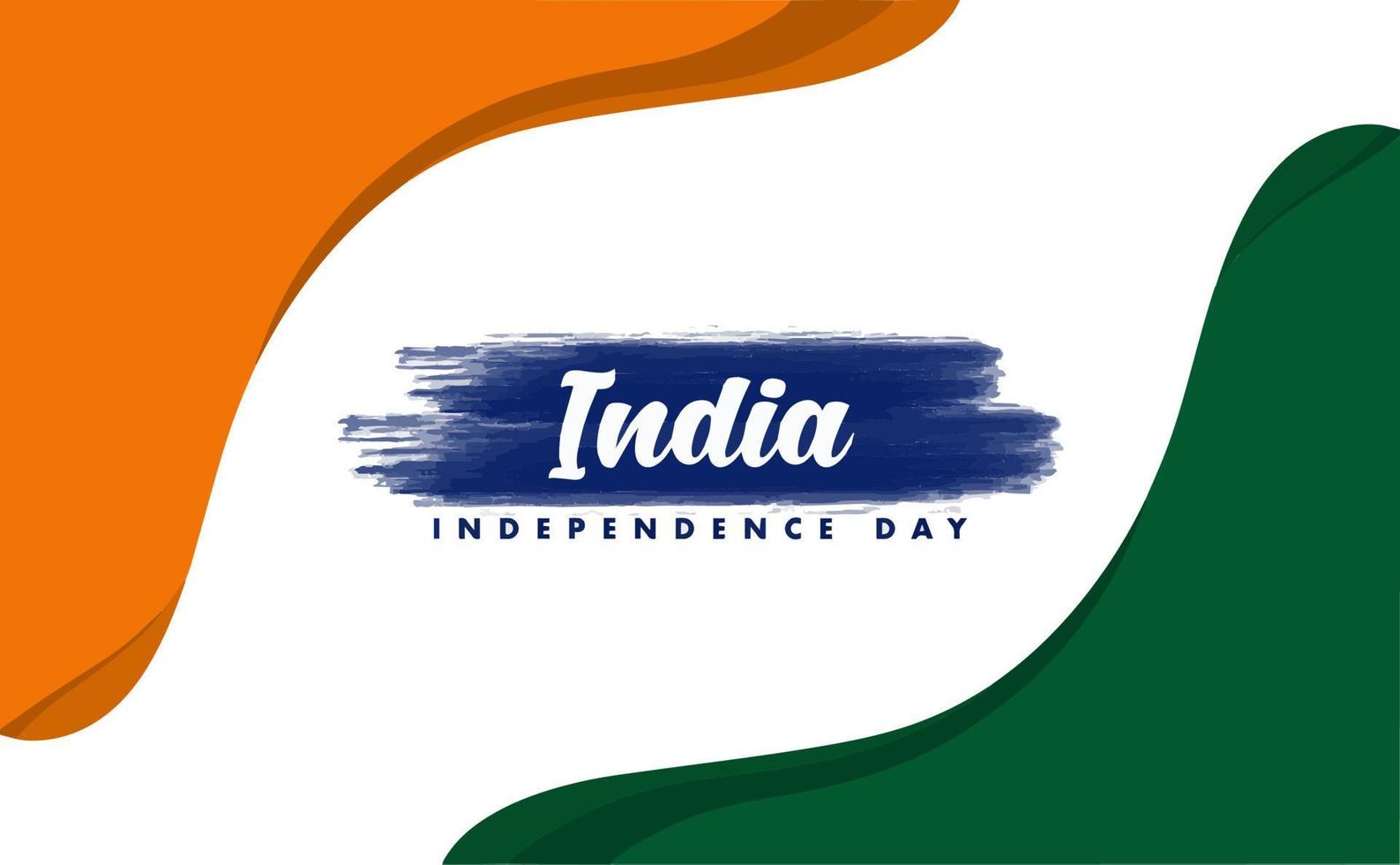 independence day sale banner in tricolor wave style vector