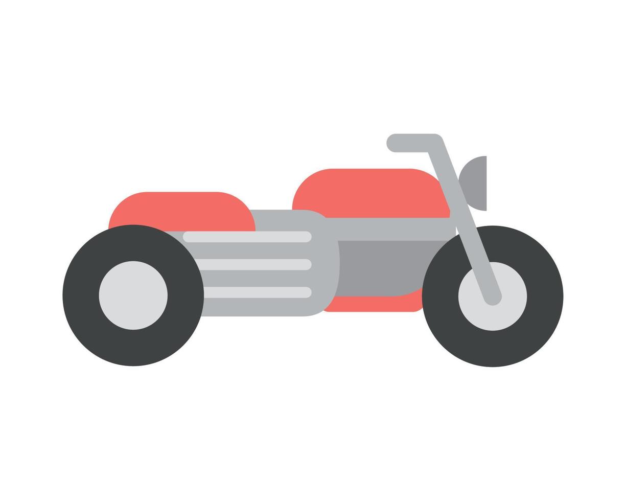 icono de vehículo de motocicleta vector