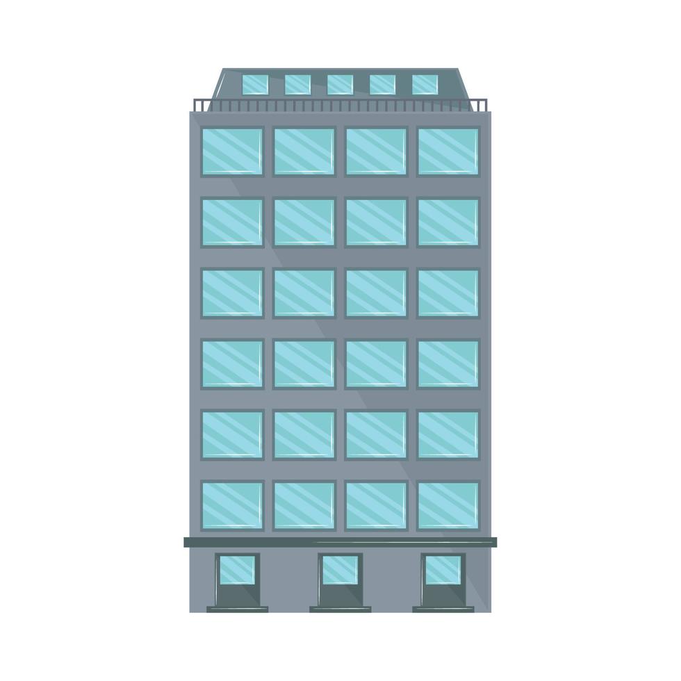 icono de la torre del edificio vector