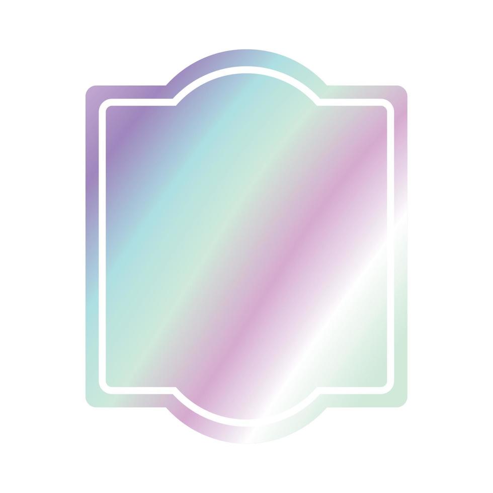 holographic metallic paper vector