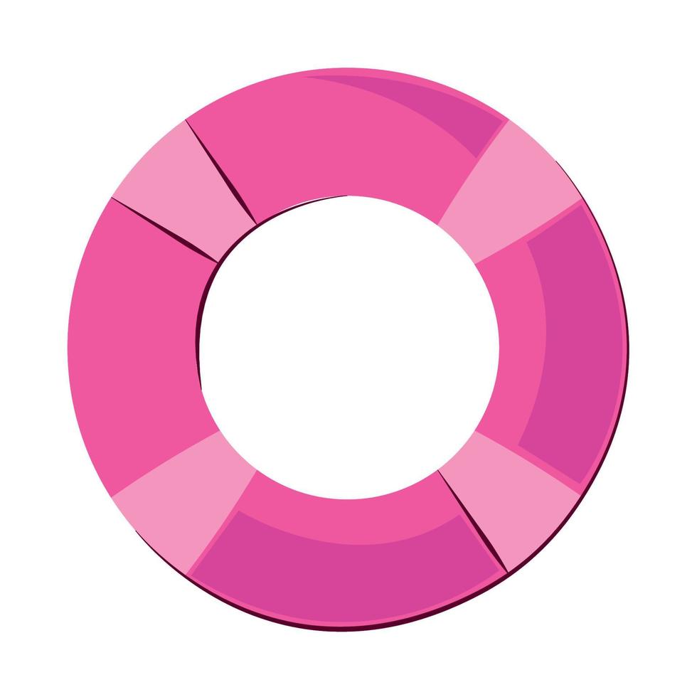lifebuoy cartoon icon vector