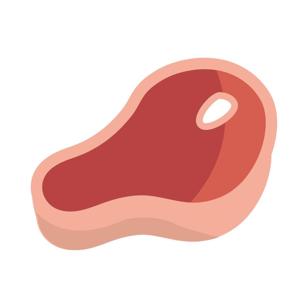 steak meat icon vector