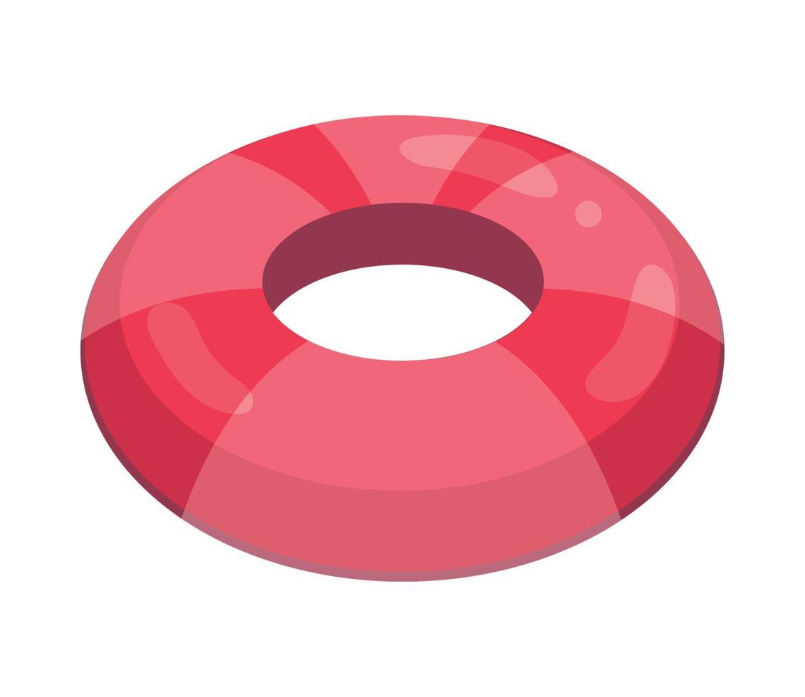 lifebuoy nautical icon vector