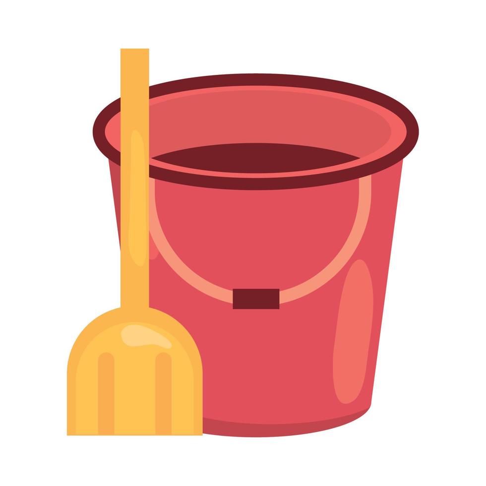 bucket and shovel vector