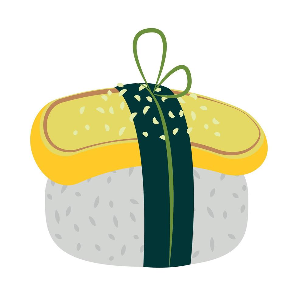 sushi tasty food vector