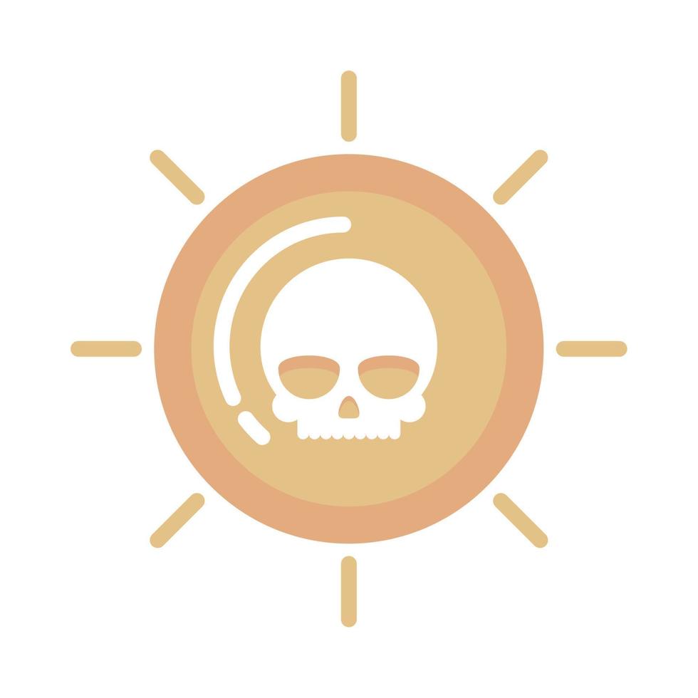 coin treasure pirate vector