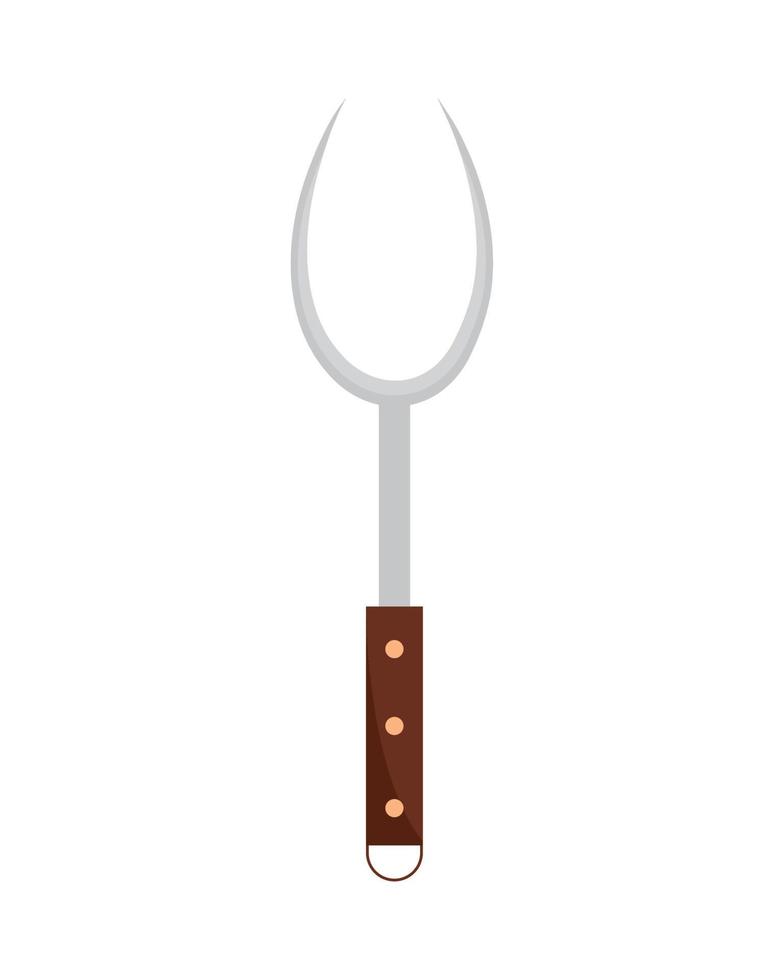 utensilio de tenedor para barbacoa vector