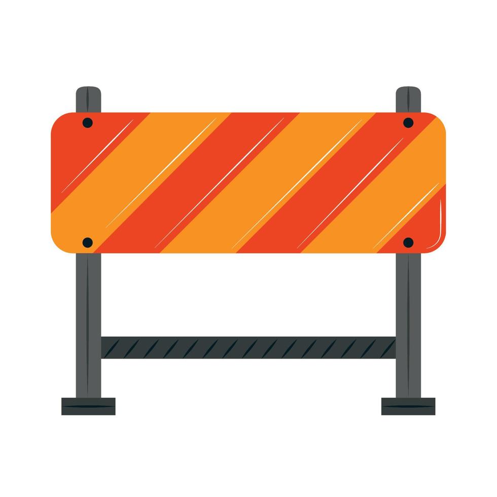 construction barrier tool vector