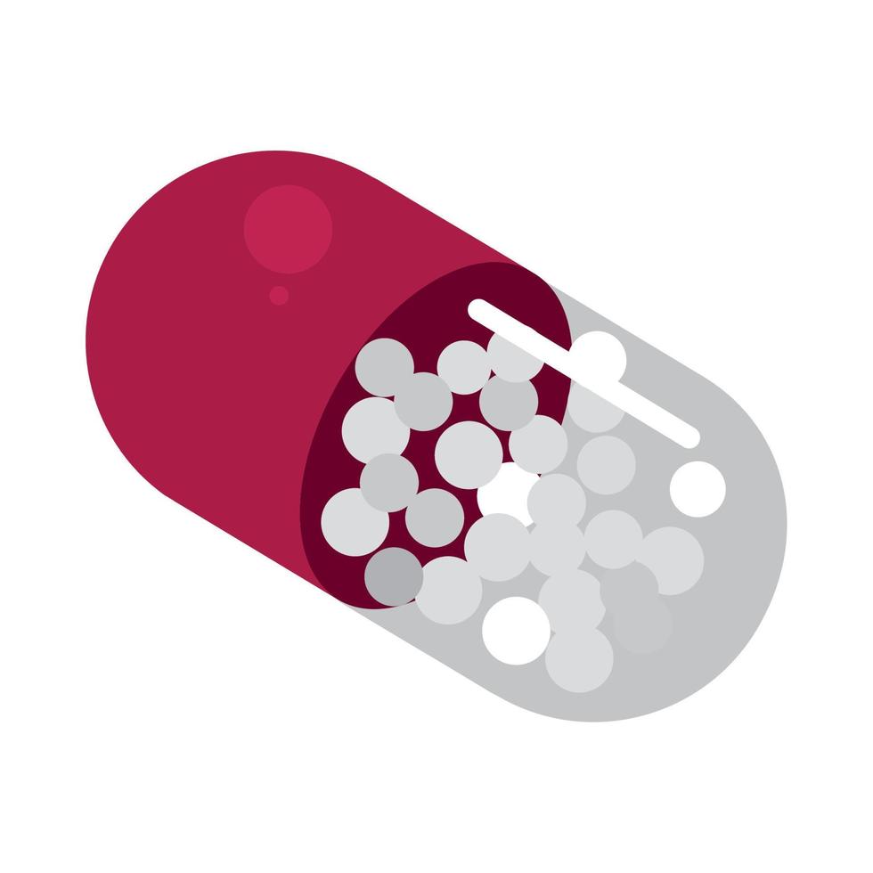 capsule pharmacy isometric vector