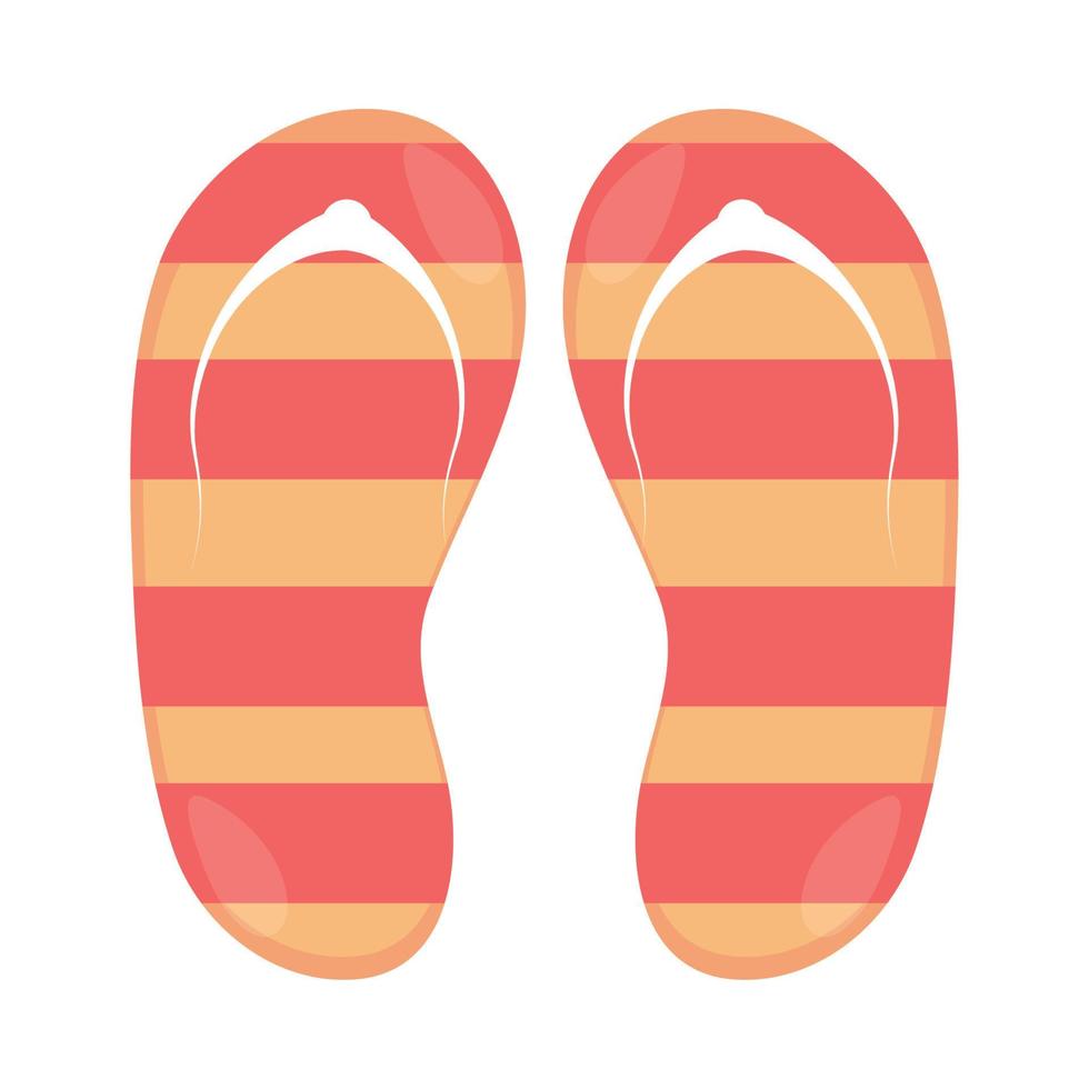 flip flops icon vector