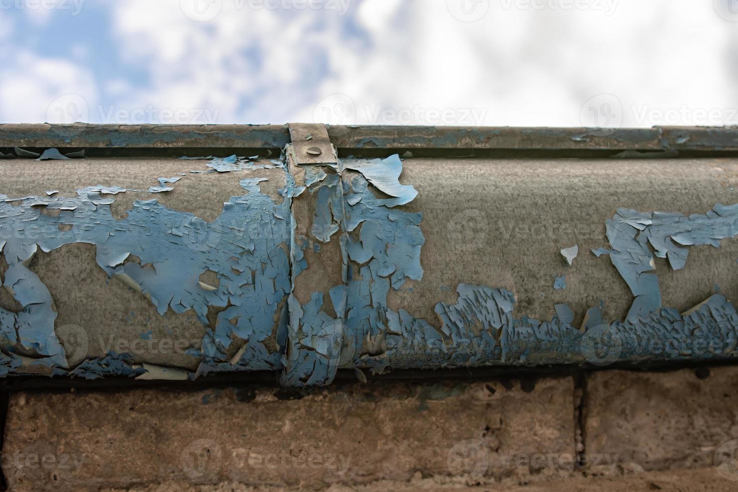 gutter with view from below photo