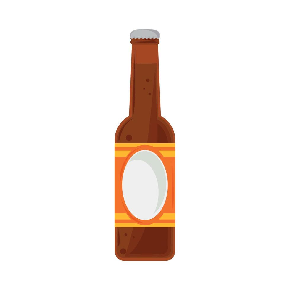 icono de botella de cerveza vector
